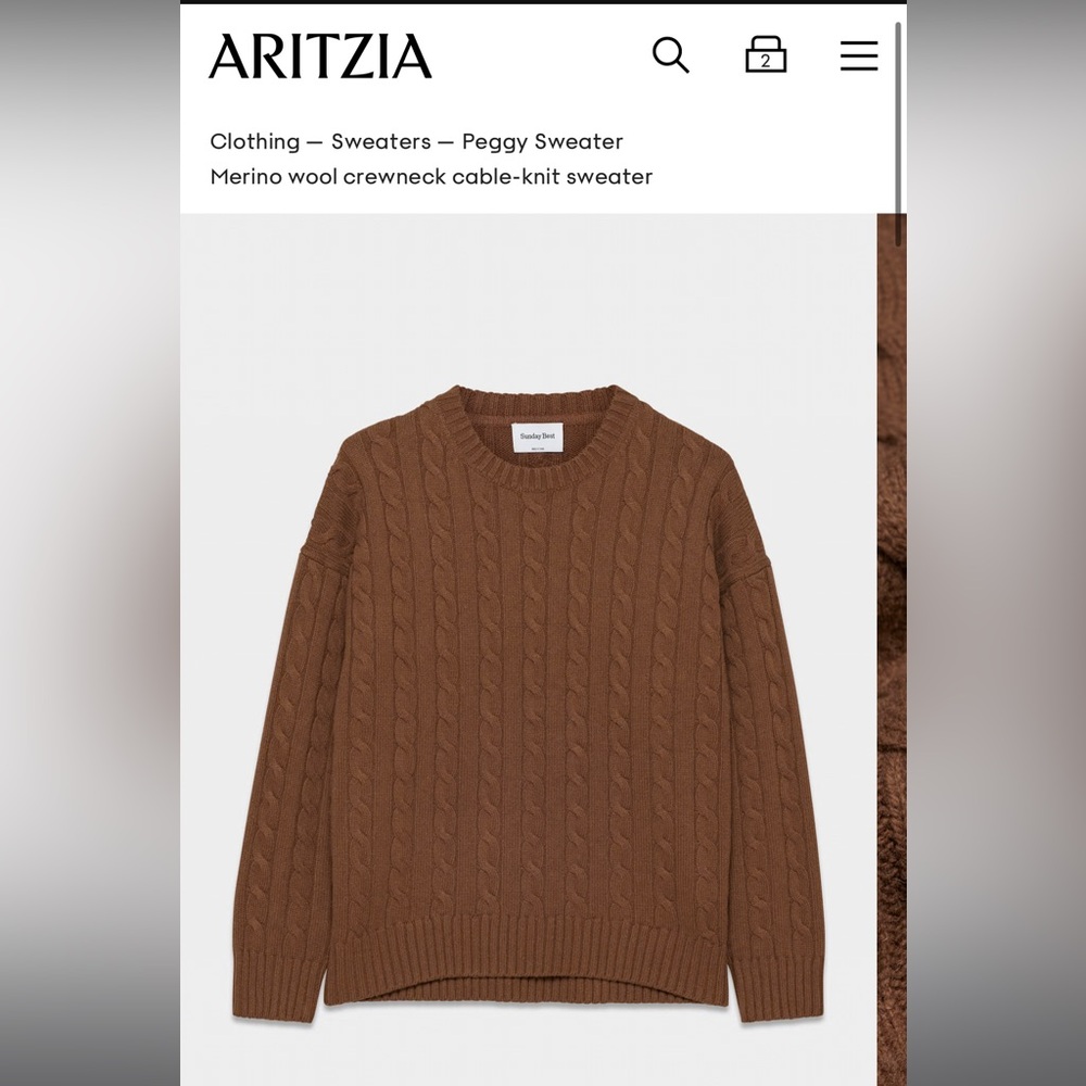 Sunday best Peggy sweater size S
